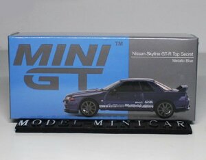 ▲入手困難！MINIGT 1/64 Nissan Skyline GT-R Top Secret VR32 Metallic Blue MGT00589 新品 TSM MINI GT