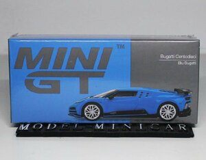 ▲入手困難！MINIGT 1/64 Bugatti Centodieci Blu Bugatti MGT00586 新品 TSM MINI GT