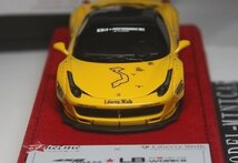 ▲超希少！世界60台！FuelMe 1/43 フェラーリ Ferrari 458 Italia LB★Works Liberty Walk イエロー_画像2