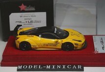 ▲超希少！世界60台！FuelMe 1/43 フェラーリ Ferrari 458 Italia LB★Works Liberty Walk イエロー_画像6