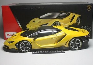 ▲マイスト Exclusive 1/18 ランボルギーニ Lamborghini LP770-4 centenario センテナリオ High End 新品！Maisto