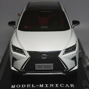 ▲全開閉！金属製！LEXUS特注 1/18 レクサス RX200T RX200 RX SUV 白 新品の画像2