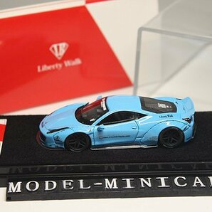 ▲超希少！Baby Blue！限定品！TP 1/64 フェラーリ Ferrari 458 Italia LBWK LB Works Liberty Walk Zero Fighterの画像1