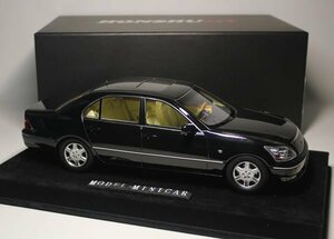 ▲超貴重な！世界限定200台！HSA 1/18 レクサス Lexus LS430 UCF30 2005 黑 新品 Resin Model