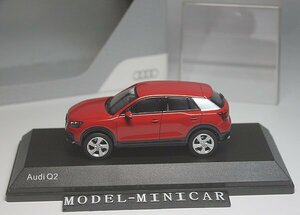 ▲超希少！AUDI特注！赤！1/43 アウディ NEW Q2 SUV 新品