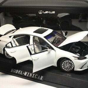 ▲超希少！LEXUS特注 1/18 レクサス ES300h ES260 ES 2019 白 新品の画像1