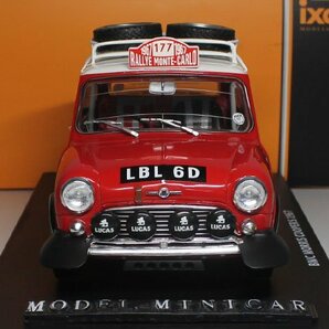 ▲超希少！IXO 1/18 MINI Cooper 177 ミニクーパー レーシング モンテカルロラリーの画像2