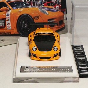 ▲入手困難！Yellow！世界限定699台！TP 1/64 ポルシェ Porsche 911 997 LBWK Liberty Walk LB Works 新品 Resin Modelの画像2