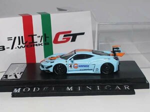 ▲超希少！Gulf！世界限定！SM 1/64 フェラーリ Ferrari 458GT LB Works Liberty Walk LBWK GT WING 新品