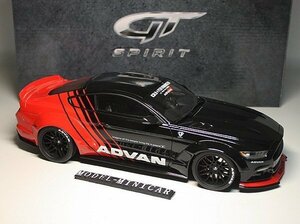 ▲入手困難！世界限定500台！GT-Spirit 1/18 Ford フォード Mustang Liberty Walk LB Works 赤黑 KJ035