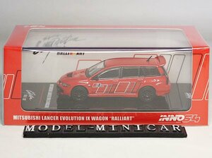 ▲入手困難！Ralliart！赤！INNO 1/64 ランサーエボリューション Mitsubishi Lancer Evolution 9 EVO IX Varis Wagon 新品