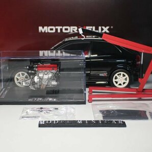 ▲入手困難！限定品！黑！MH 1/18 ホンダ Honda Civic シビック Type R タイプ R EK9 新品 MotorHelixの画像1