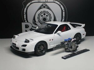 ▲金属製！全開閉！POLAR MASTER 1/18 アテンザ MAZDA RX-7 RX7 Spirit R 2002 FD 新品