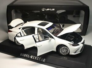 ▲超希少！LEXUS特注 1/18 レクサス ES300h ES260 ES 2019 白 新品