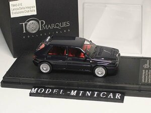 ▲入手難！黑！世界限定300台！Top Marques 1/43 ランチア Lancia Delta デルタ Integrale Evoluzione 新品