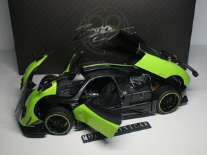 ▲入手困難！金属製！全開閉！Almost Real 1/18 パガーニ Pagani Zonda Cinque Coupe 2009 carbon fibre Green 新品 AR