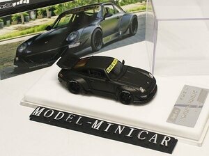 ▲超希少！Matt Black！世界限定599台！HPI64 1/64 ポルシェ Porsche 911 993 RWB RAUH-Welt Republic 新品