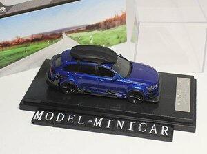 ▲超希少！Blue！GLM 1/64 Audi アウディ RS6+ ABT mythos Avant 新品