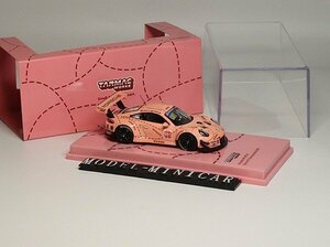 ▲超希少！Tarmac Works 1/64 ポルシェ 911 GT3 R (991) Pink Pig #991