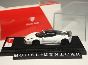 ▲超希少！白！LBWK特注品！1/64 フェラーリ Ferrari 458 Italia LB Works Liberty Walk Duck Tail Zero Fighter Resin Model