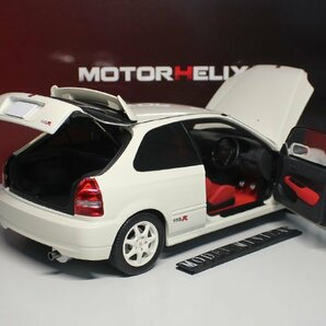 ▲入手困難！限定品！白！MH 1/18 ホンダ Honda Civic シビック Type R タイプ R EK9 新品 MotorHelixの画像8