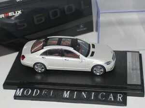 ▲超希少！限定品！白！MH 1/64 メルセデスベンツ Benz S-Class Sクラス S600 W221 S600L 新品 MotorHelix