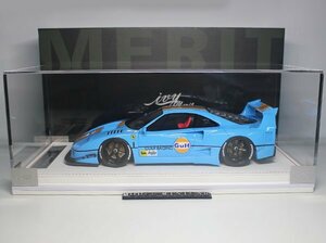 ▲超貴重な！Gulf！世界限定69台！IM 1/18 フェラーリ Ferrari F40 LBWK LB Works Zero Fighter 新品 Resin Model