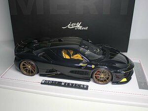 ▲超貴重な！Black！世界限定99台！IM 1/18 フェラーリ Ferrari SF90 Stradale Novitec Rosso 新品 Resin Model