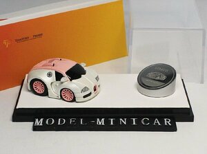 ▲世界限定399台！White Pink！TP 1/64 ブガッティ BUGATTI ヴェイロン Veyron EB 16.4 2005 CAR 黑白 新品 Q Resin Model