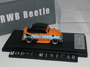 ▲超希少！#1！Gulf！限定品！HKM 1/64 VW Beetle ビートル RWB RAUH-Welt 新品