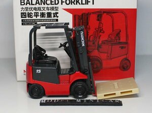 ▲超精密！NICHIYU 1/24 Electric Counter Balanced フォークリフト Forklift 15 建設機械