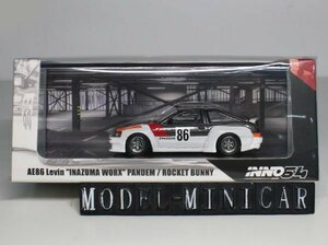 ▲超希少！INNO 1/64 TOYOTA AE86 Levin INAZUMA WORX PANDEM ROCKET BUNNY IN64-AE86LP-IWORX 新品