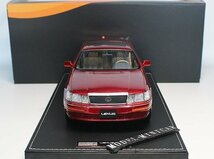 ▲超希少！赤！世界限定99台！レクサス 1/18 LEXUS LS400 UCF10 1994 Resin Model_画像2