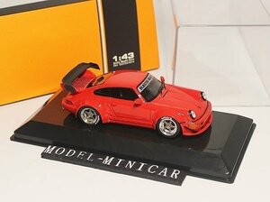 ▲入手困難！IXO 1/43 ポルシェ Porsche 911 964 RWB RAUH-Welt 赤 新品