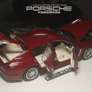 ▲PORSCHE特注！1/18 ポルシェ Panamera パナメーラ 赤の画像3