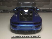 ▲最後1台！世界限定504台！PMA 1/18 ポルシェ Porsche 918 Spyder Blue 新品_画像3