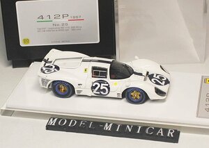 ▲最後1台！超貴重な！#25！世界限定30台！DM 1/43 フェラーリ Ferrari 412P 1967 新品 Resin Model