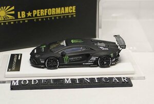 ▲世界限定999台！Matt Black！ONEMODEL 1/64 ランボルギーニ Aventador LP700 Liberty Walk LB Works ONE MODEL