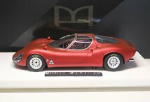 ▲最後1台！Matt Red！世界限定33台！DM 1/18 アルファロメオ Alfa Romeo Tipo 33/2 Stradale 新品 Resin Model_画像4