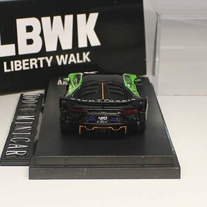 ▲世界限定！Green！SM 1/64 ランボルギーニ Aventador GT EVO LP700-4 LBWK Liberty Walk LB Works 新品の画像3