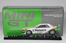 ▲超希少！MINIGT 1/64 日産 NISSAN GT-R R32 Gr. A #2 1991 Macau GP MGT00377-R 新品 MINI GT TSM_画像1