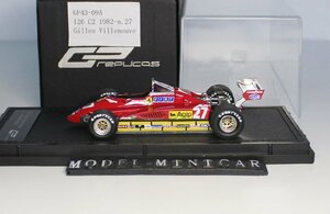 ▲超希少！GP43-09A 世界限定500台！GP Replicas 1/43 フェラーリ Ferrari 126 C2 #27 1982 新品 F1