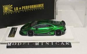 ▲世界限定999台！Chrome Green！ONEMODEL 1/64 ランボルギーニ LP610-4 Huracan ウラカン Liberty Walk LB Works ONE MODEL