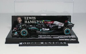 ▲超希少！410212044！限定品！PMA 1/43 MERCEDES-AMG PETRONAS ONE TEAM W12 HAMILTON 1ST BRAZILIAN GP 2021 F1 新品 Minichamps