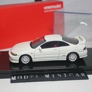 ▲入手困難！White！世界限定！OneModel 1/43 ホンダ Honda Civic シビックType R タイプ R Integra DC2 Resin Model ONE MODELの画像4