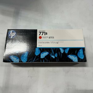 *HP VIVID photo ink cartridge DESIGNJET 771B Chrome red 775ml B6Y00A guarantee expiration of a term unused goods /0307e7