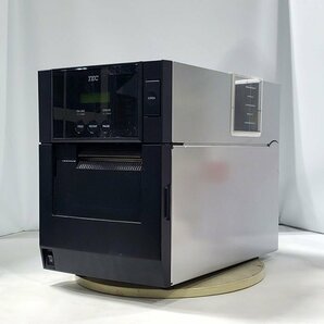 ■東芝TEC テック 4インチ 標準 バーコード ラベル プリンタ B-SA4T メタルタイプ B-SA4TM-TS15-R 通電OK 0415-Sの画像1