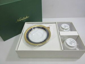 ◆未使用 保管品 Noritake ノリタケ legendary レジェンダリー テータイムペア カップ＆ソーサー＆ケーキ皿 元箱入り 現状渡し