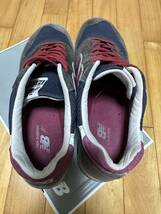 1円スタート　NEW BALANCE USA製 M1400CU 28.5cm 紺 ネイビーxバーガンディxガムソール スウェード_画像4