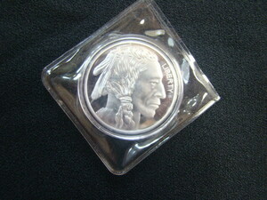  super-discount! original silver 1 ounce medal America Buffalo Indian 999SILVER proof unopened 